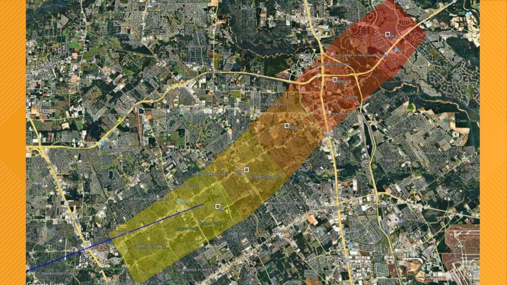 Want to find a piece of yesterday’s Houston-area meteorite? Here’s where NASA says to look Want to find a piece of yesterday's Houston-area meteorite? Here's where NASA says to look