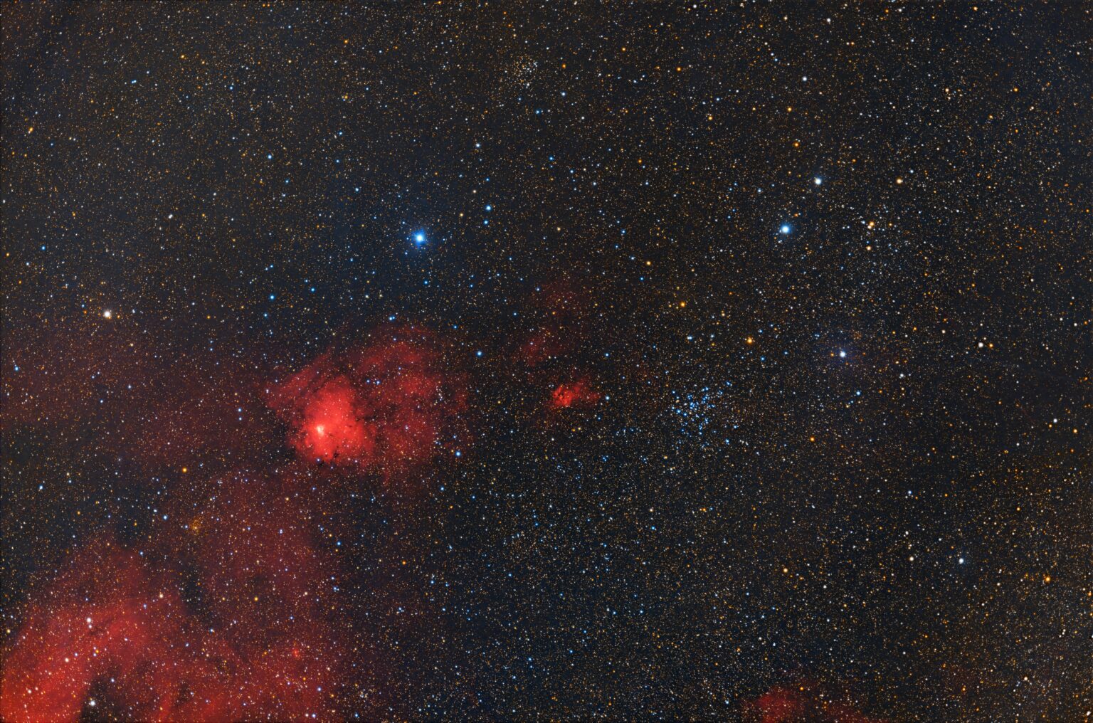 Wide Field of around NGC 1491