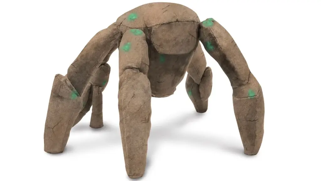 A Rocky plushie doll on a white screen from Project Hail Mary