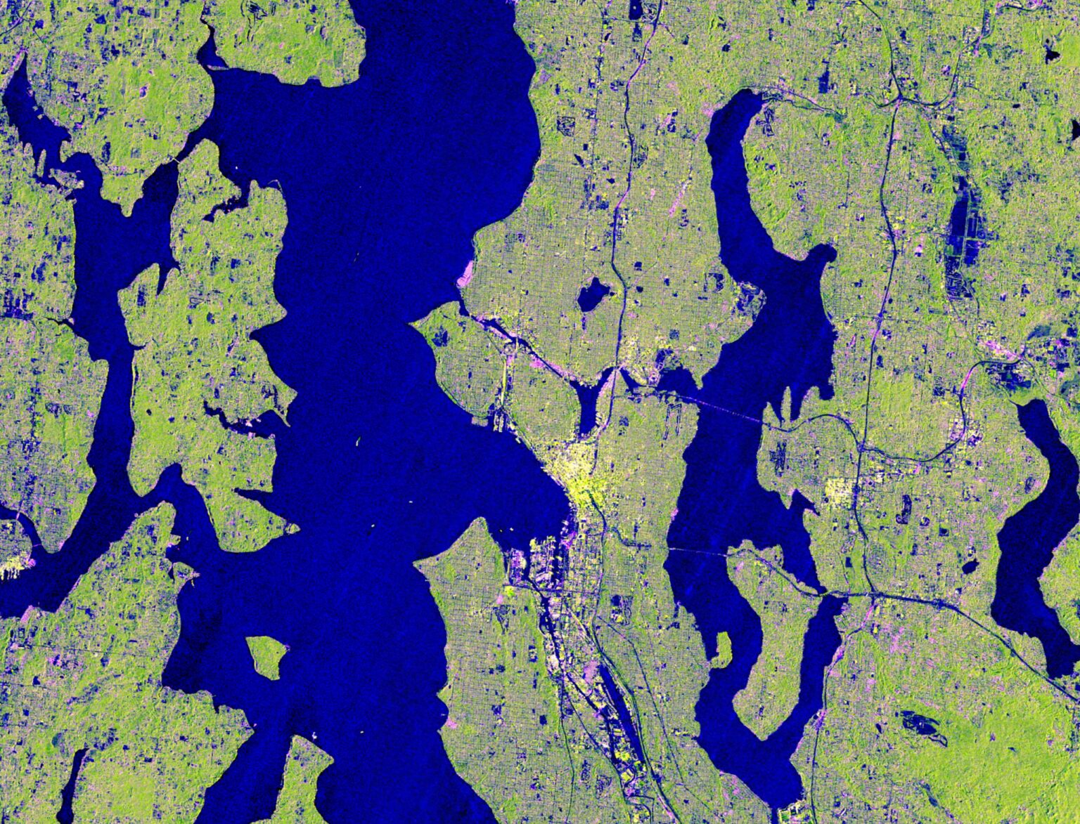 NASA Satellite Captures Pacific Northwest Through Clouds