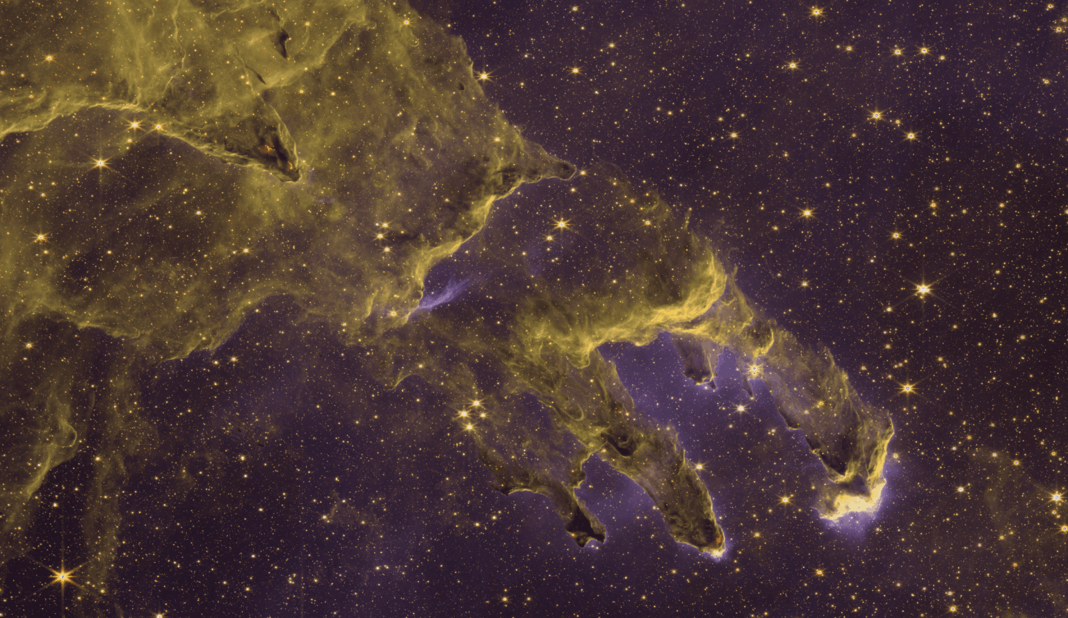 Pillars of Creation JWST
