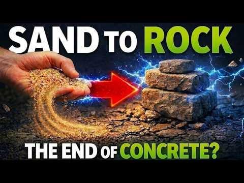 Posting here for the Pyramid People: Electricity Turns Sand Into Solid Stone. No Cement Required. [actual tech]