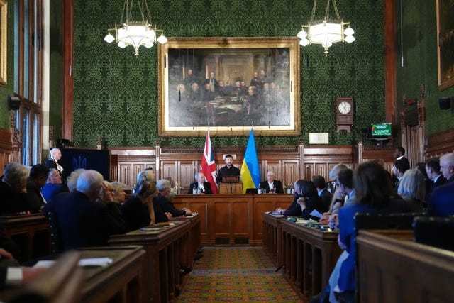 Volodymyr Zelensky visit to UK