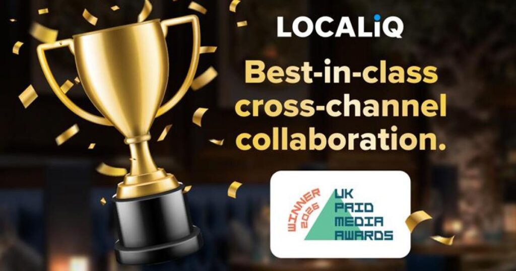 LOCALiQ named Hospitality Campaign of the Year winner