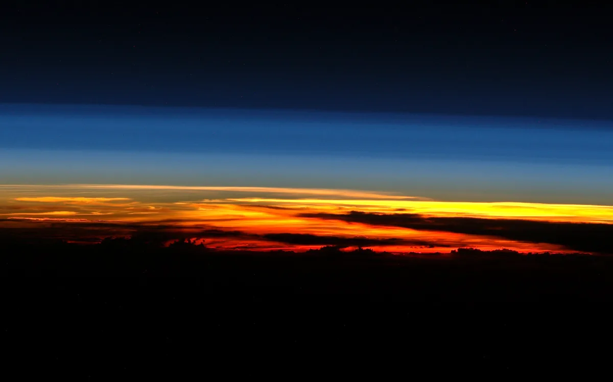 Sunrise over Europe from the International Space Station, photographed by ESA astronaut Tim Peake. Credit: ESA/NASA