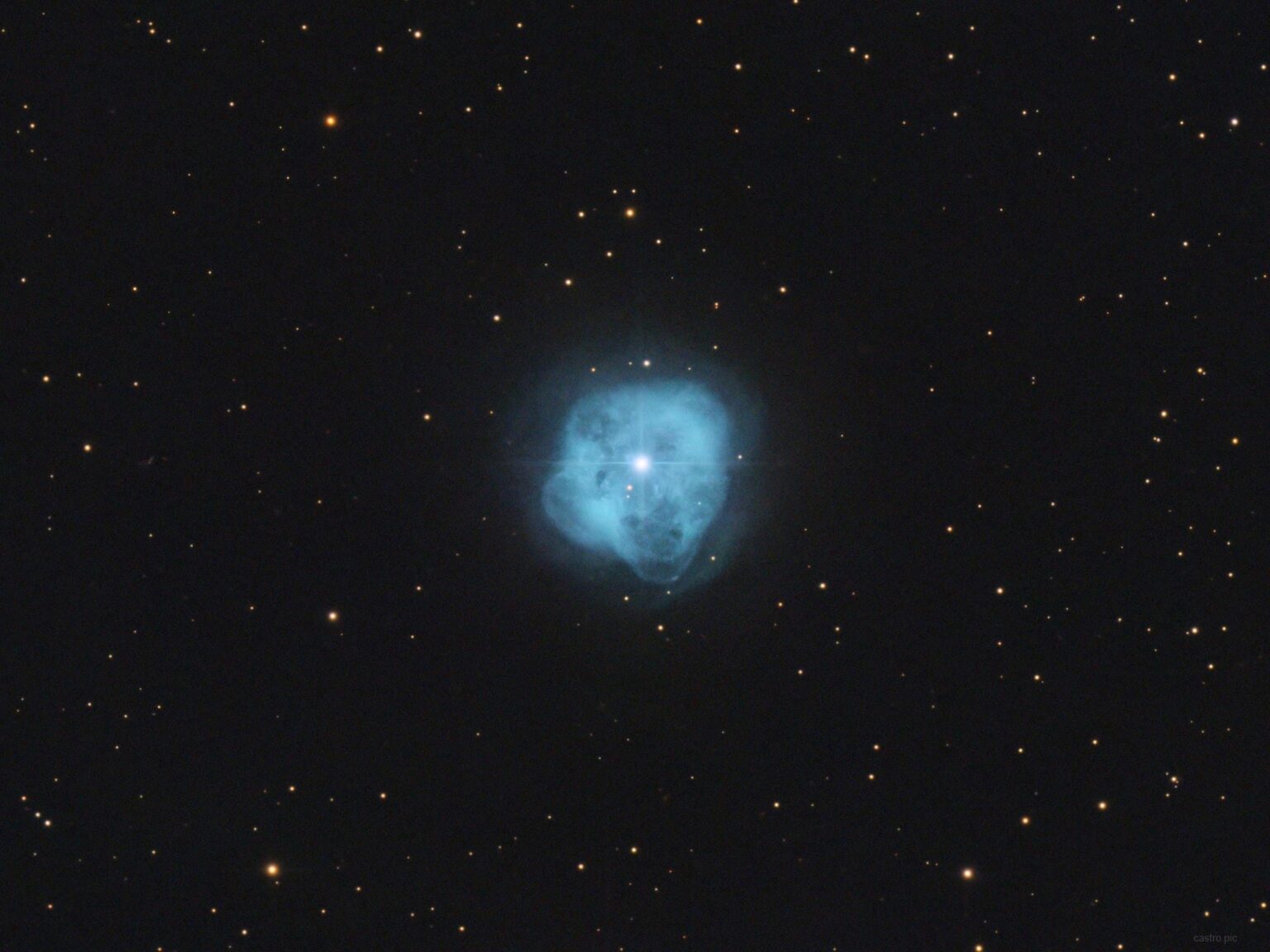 NGC 1514 - Crystal Ball Nebula - 10" ONTC Newton