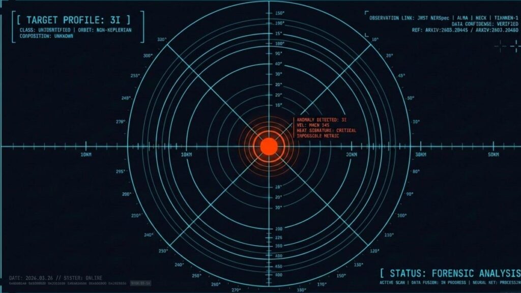 NASA just mapped the exhaust architecture of the 3I/ATLAS. Five different chemicals. Five different directions. The dark side is hotter than the sunlit side.