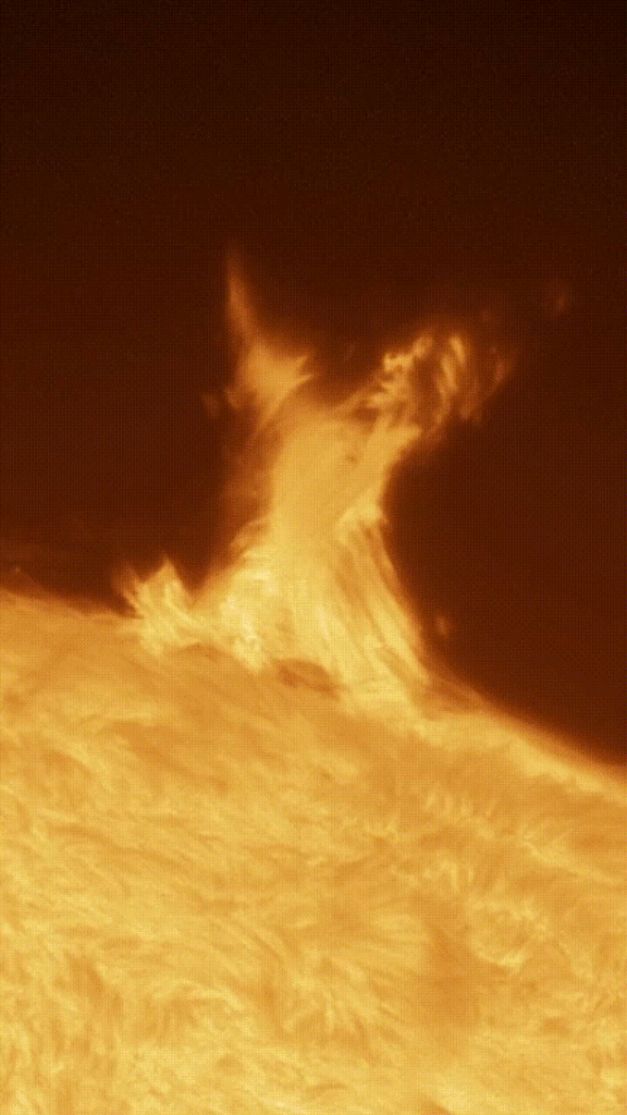 Huge solar prominence from July 2023. By simon2940