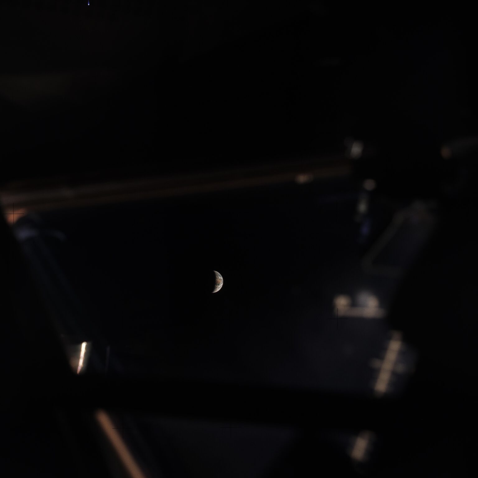 Earth seen from the Apollo 13 Lunar Module 56 years ago