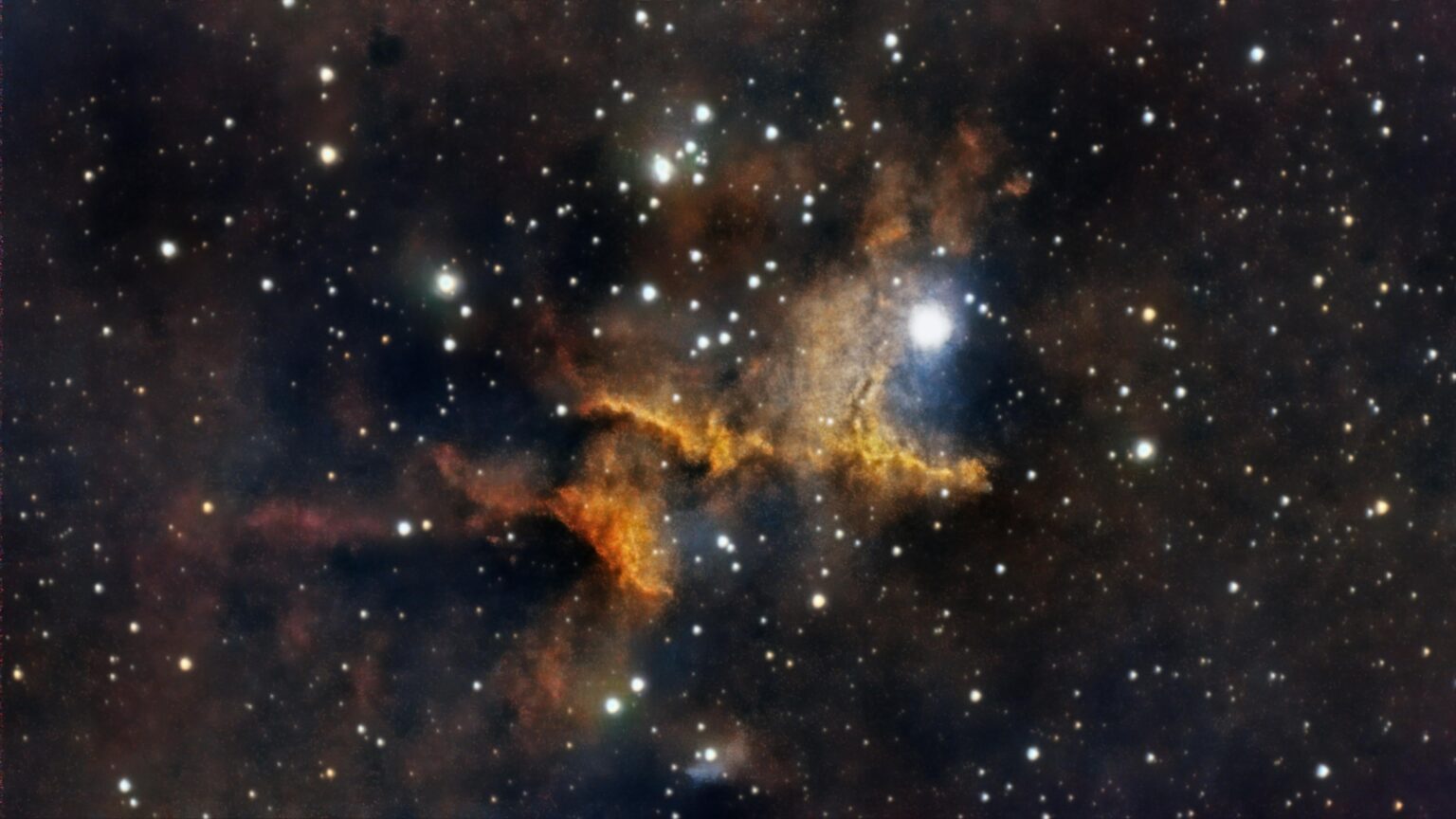 Melotte 15, Core of The Heart Nebula
