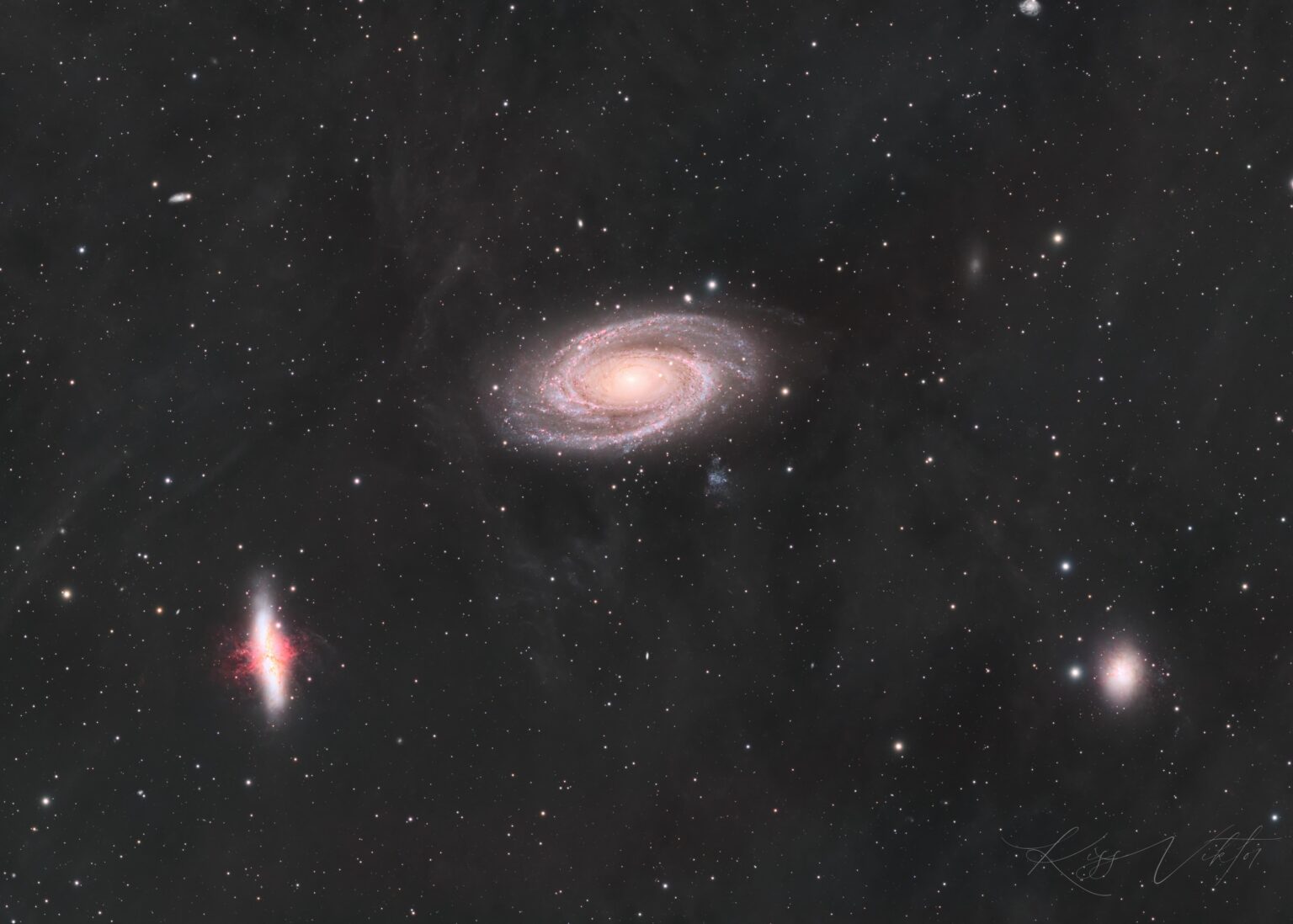 The Ursa Major Trio: M81, M82 és NGC 3077