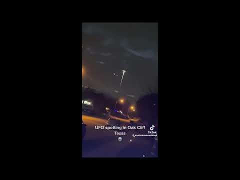 Amazing UFO beam of light in Texas