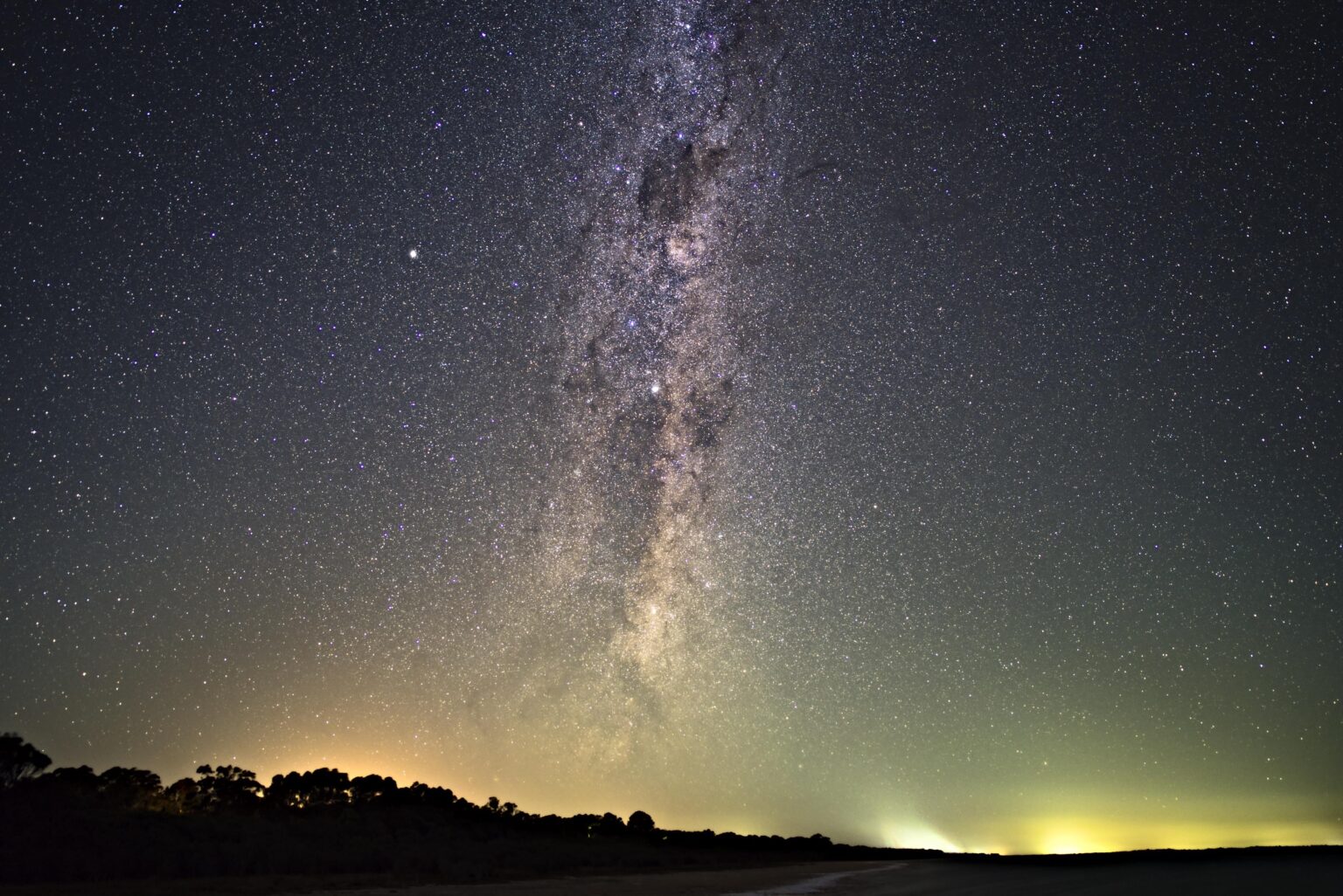Vertical Milkyway from Perth, Australia