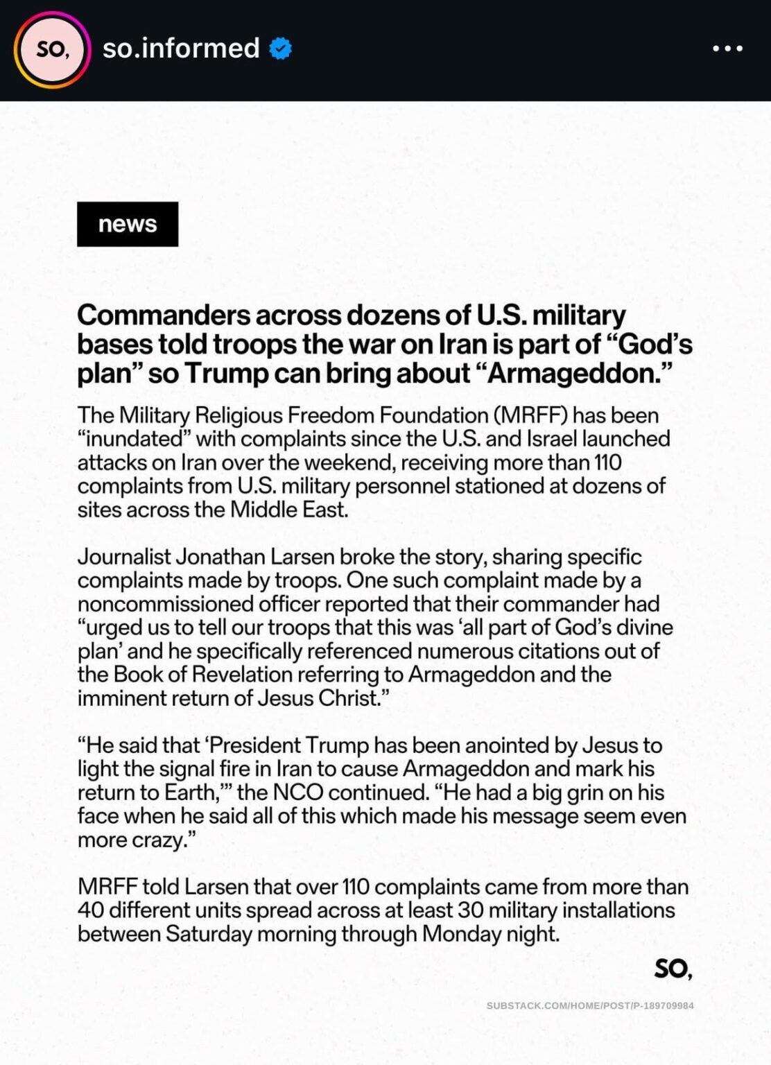 Do you think this recent news aligns with Bledsoe's recent statement about the red star over the pyramids when Iran and Israel go to war?