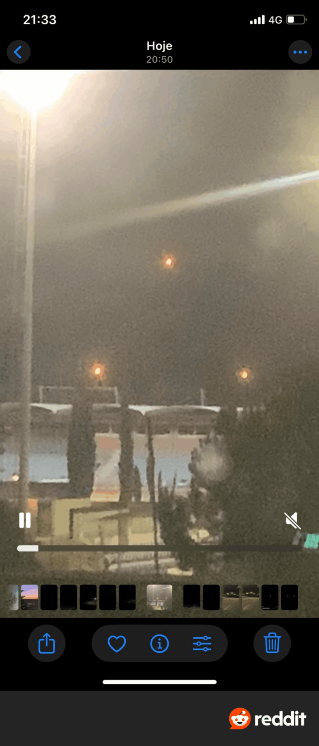 Possible UFO sighting in Poerugal