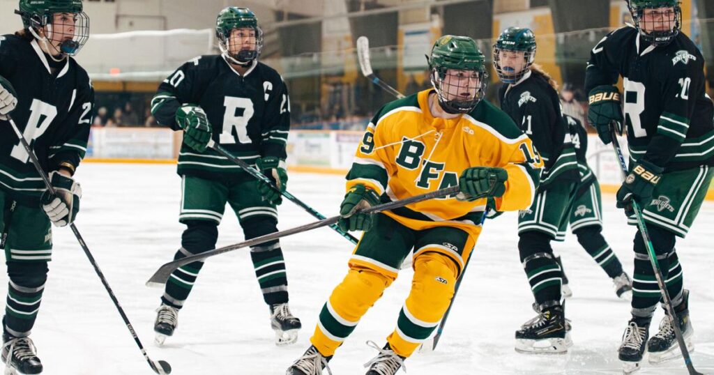Seneca O'Bryan and Aiyana Lamos reflect on Comet hockey family, and the different perspectives of their shared experience