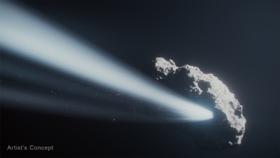 NASA's Hubble Detects First-Ever Spin Reversal of Tiny Comet