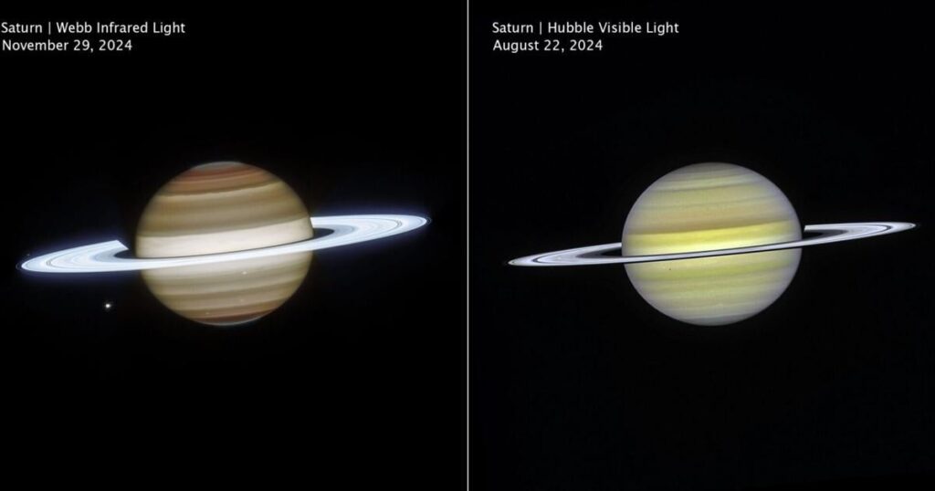 Space scientists unveil spectacularly detailed looks at Saturn