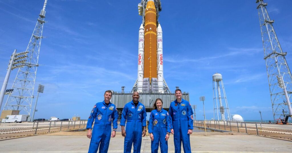 NASA begins countdown for humanity's first launch to the moon in 53 years