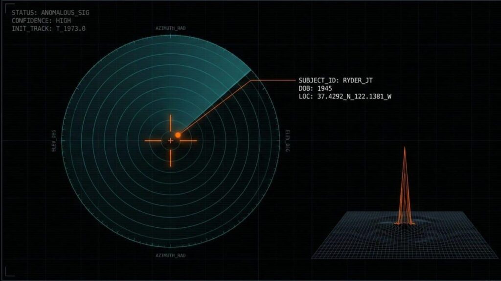 The man who told the Pentagon where Lockheed kept crash retrieval material died without a trace in the public record.