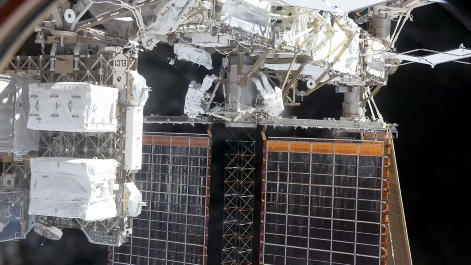 Astronauts complete prep for new ISS solar array on 1st NASA spacewalk in 10 months