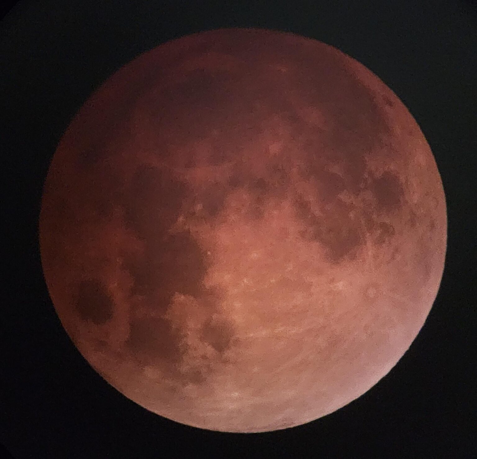Blood moon in New Orleans