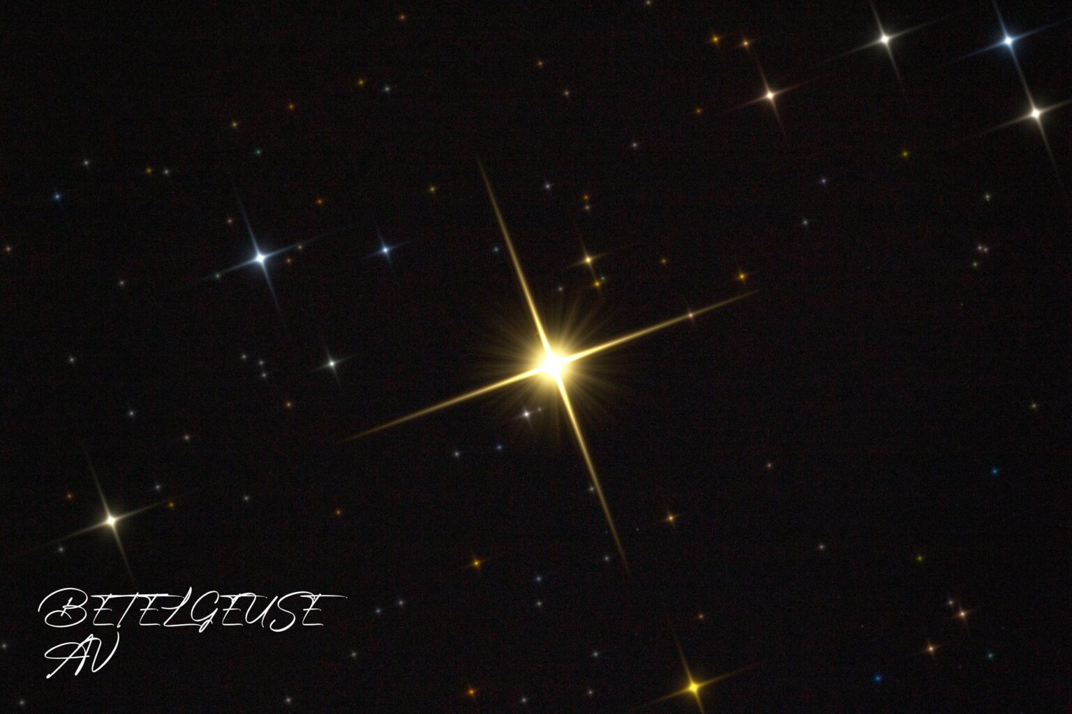 Betelgeuse with StarSpikes