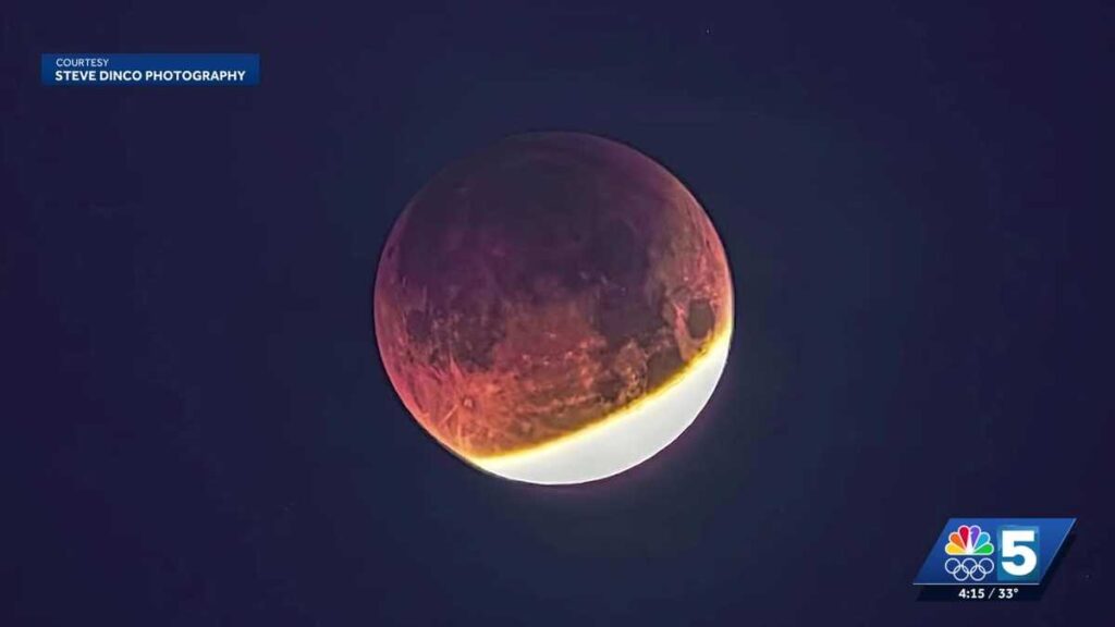 Vermont photographer captures stunning image of lunar eclipse Vermont photographer captures stunning image of lunar eclipse