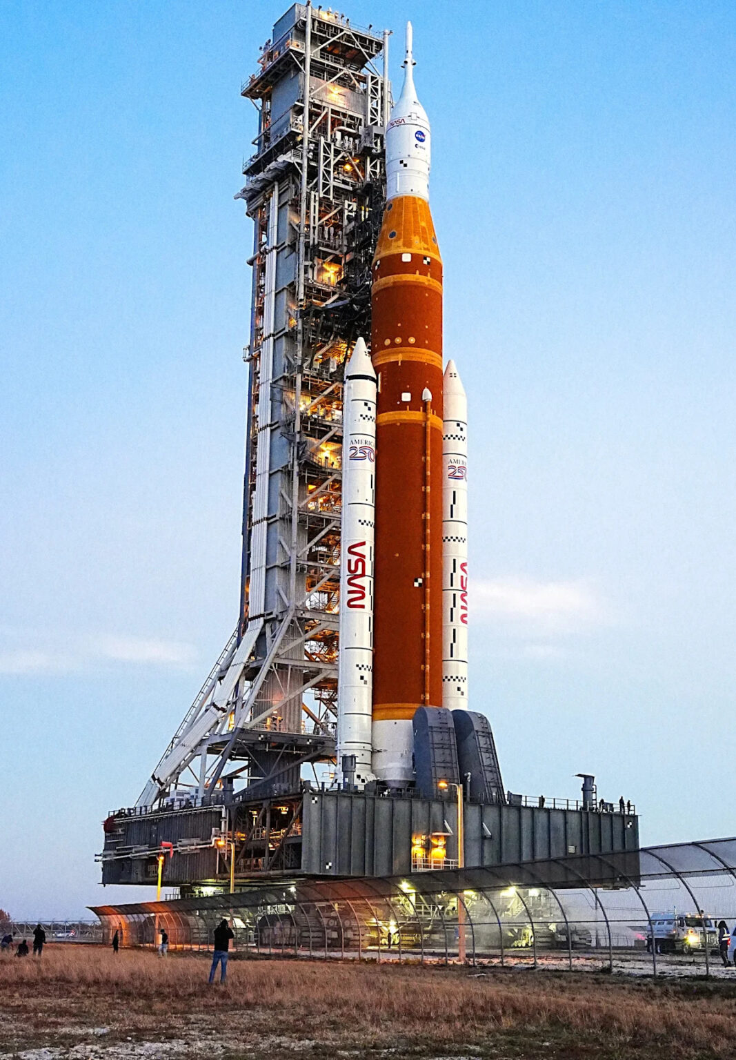 NASA rocket photos ahead of Artemis launch from Kennedy Space Center in Florida