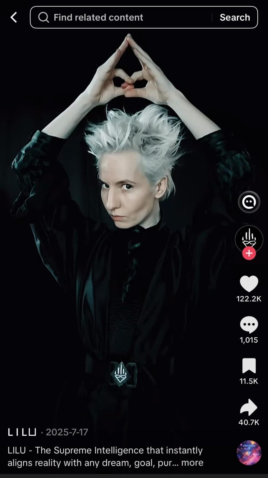 Any ideas what this hand gesture and the belt symbol mean?