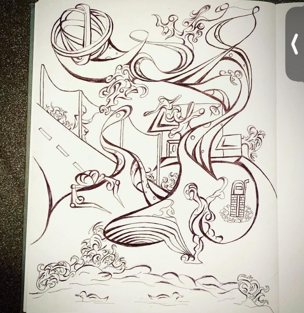 Welcome to my brain - this is 3 months into a 6 month psychosis