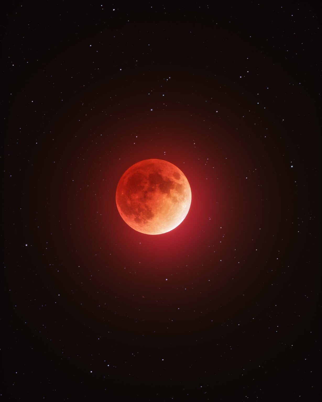 Tonight’s blood moon from Texas, USA