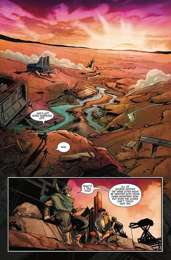 Interior preview page from ALIEN: KING KILLER #1 DAVID YARDIN COVER