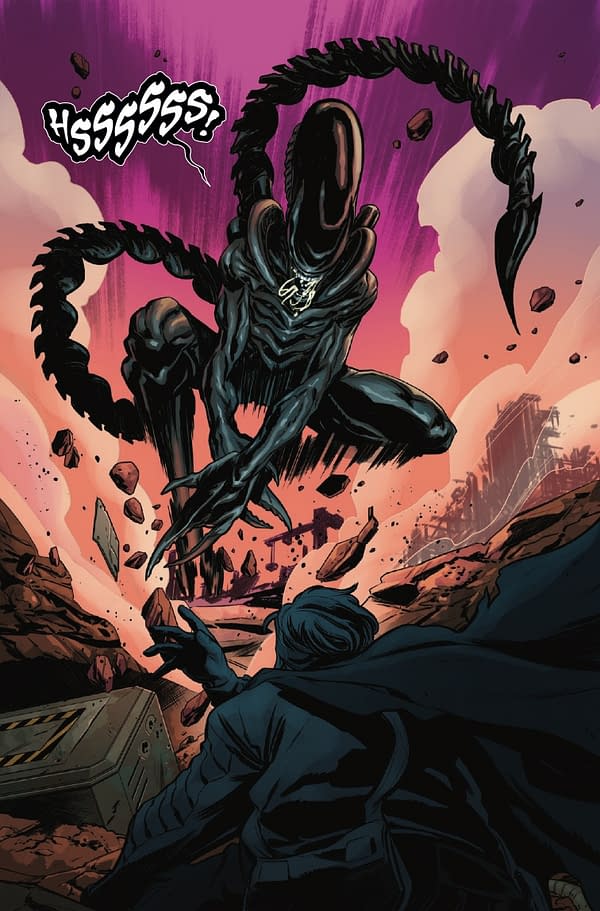 Interior preview page from ALIEN: KING KILLER #1 DAVID YARDIN COVER