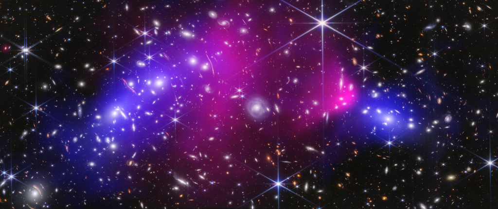 Mysterious dark matter may be better understood through a new map of far-off galaxies