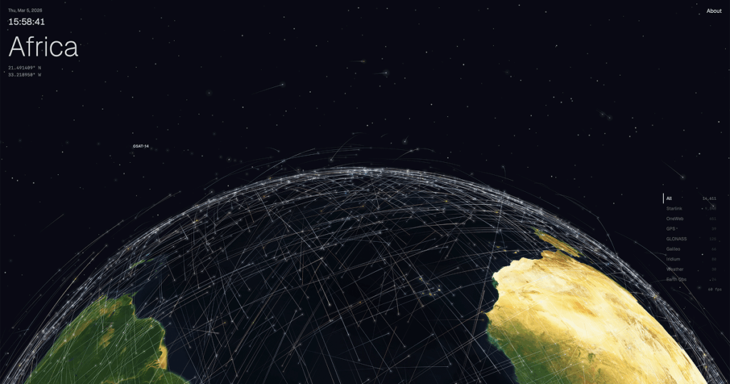 Feedback on satellite tracking app