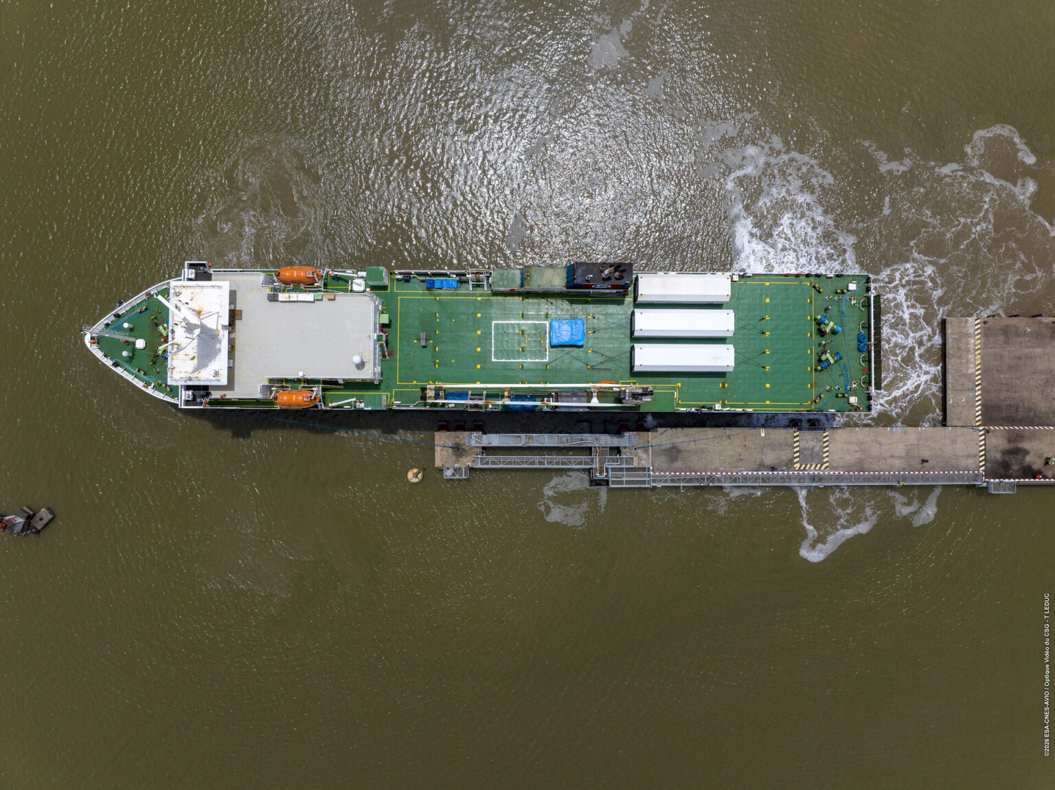 UK-backed Smile arrives at Europe’s Spaceport