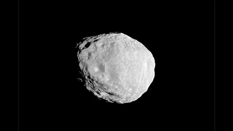 An image of Saturn’s crater-covered moon Janus, taken by the Cassini spacecraft on 7 April 2010. Credit: NASA/JPL/Space Science Institute