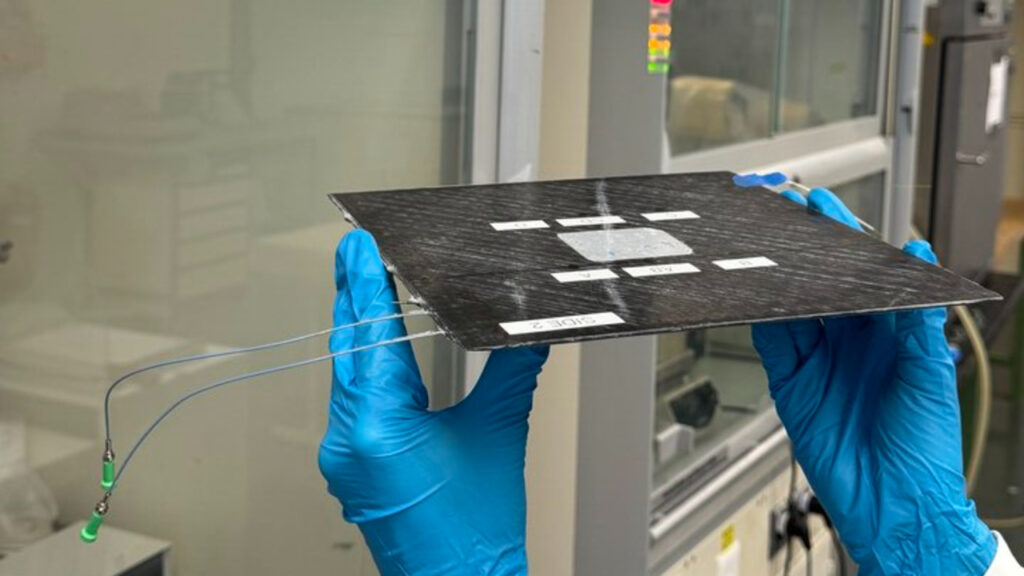 ESA Self Healing Composite Material Image Credit ESA