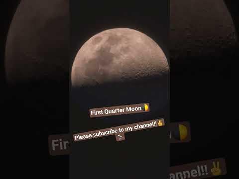 First Quarter Moon on 24th Feb '26