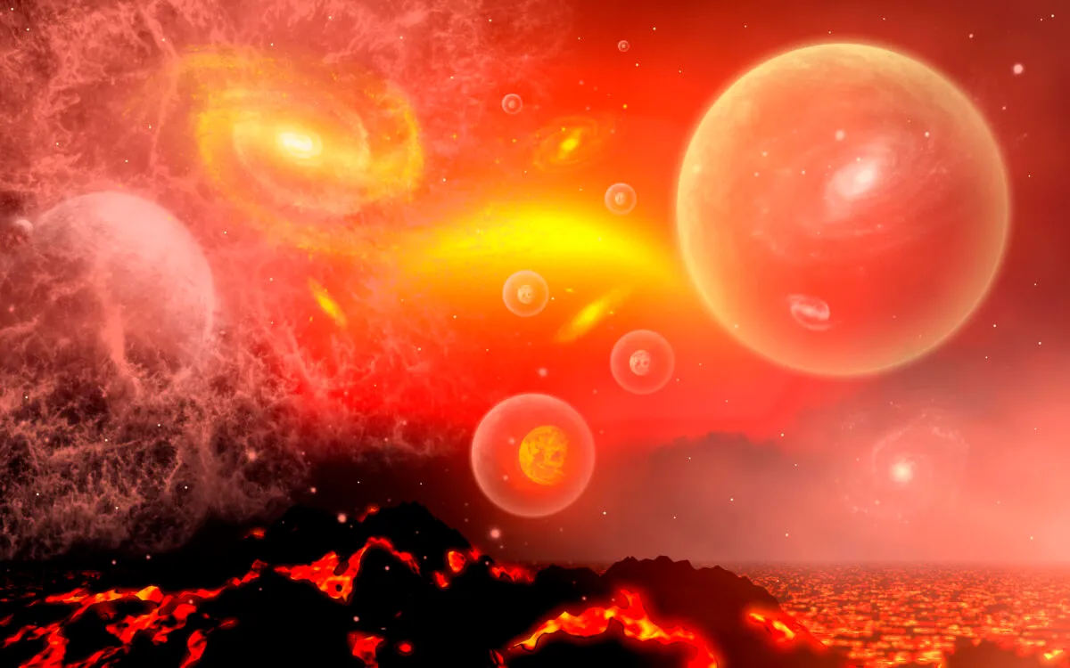 A small change in the Universe could render it completely different: even lifeless. Credit: Mark Stevenson/UIG