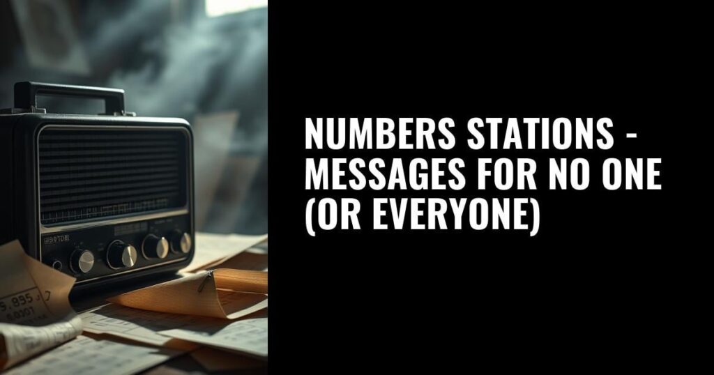 Numbers Stations – Messages for No One (or Everyone) Numbers Stations – Messages for No One (or Everyone)