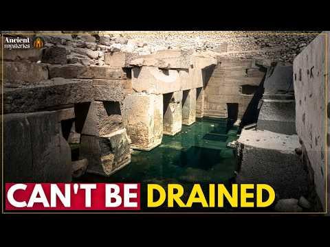 Egypt's Osireion has 100-tonne granite pillars and it's water can't be drained