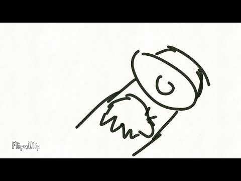 Alien captures cow animation