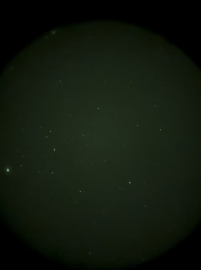 “Live” view of the Milky Way “Live” view of the Milky Way