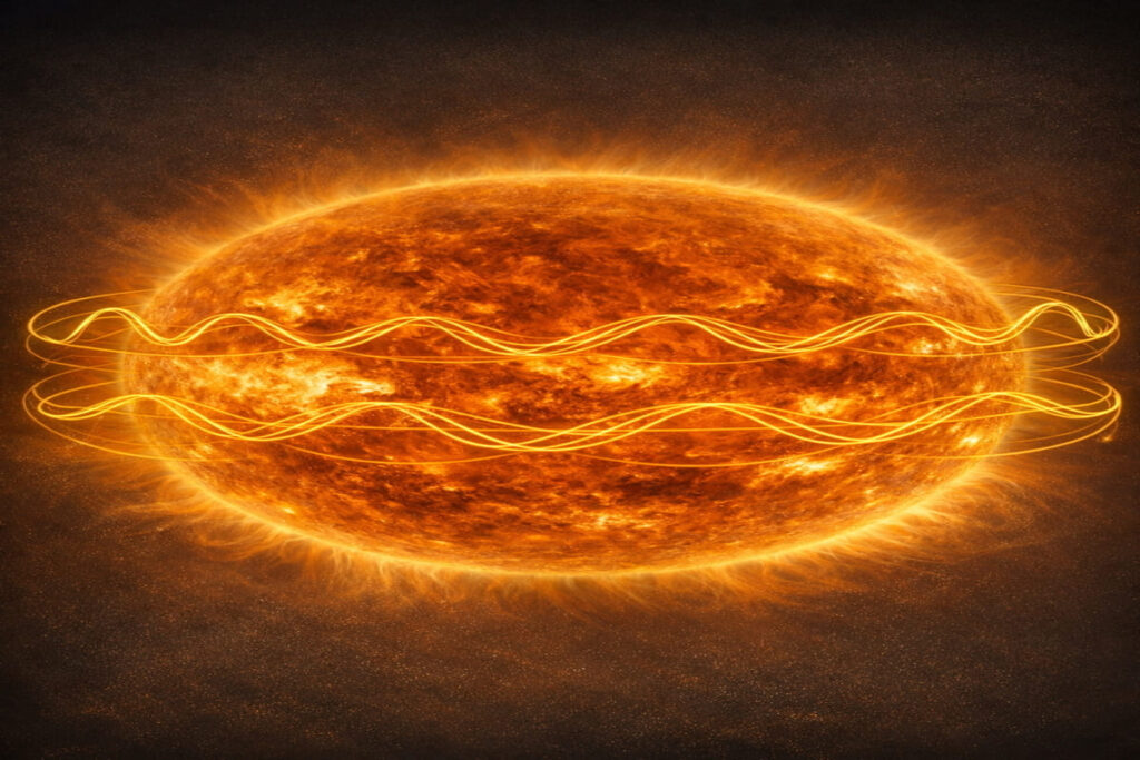 NYU Abu Dhabi scientists identify mysterious magnetic waves traveling deep within the Sun