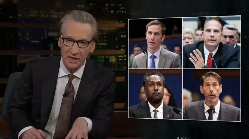 Full Bill Maher segment on UFOs