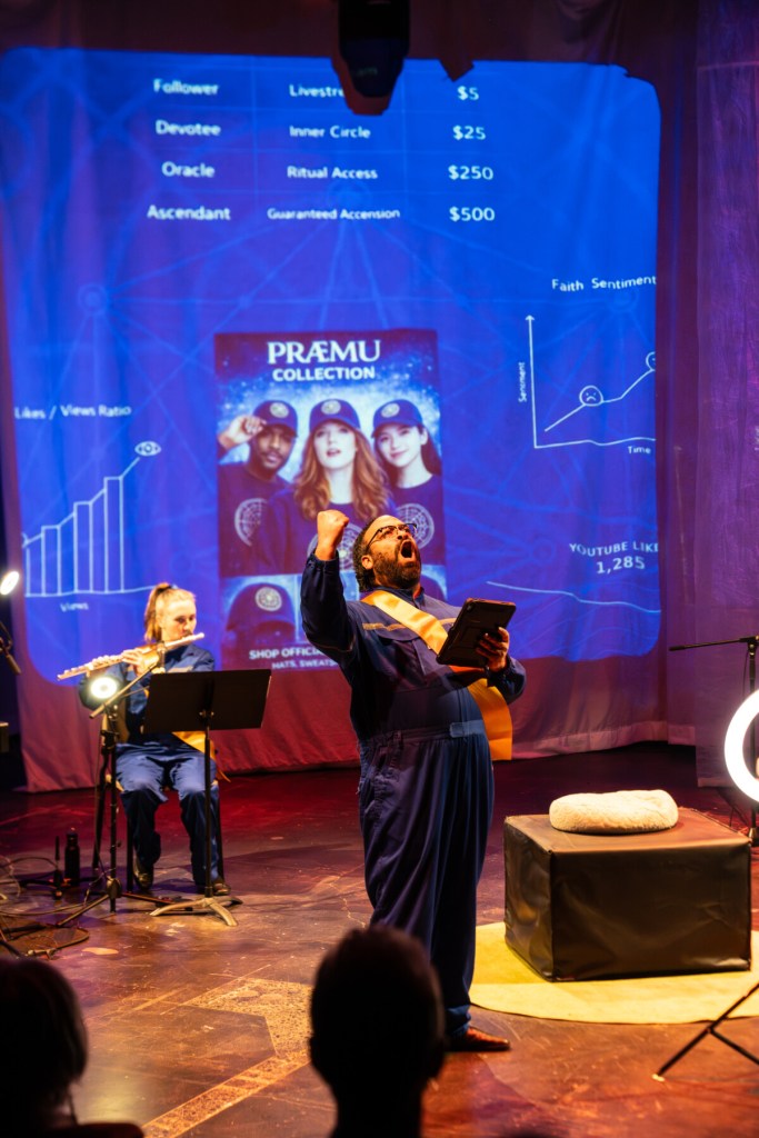 Third Angle New Music performed Maria Finkelmeier’s “Dies Irae, Desirée” at The Vault Theater in Hillsboro. Photo by Terrellyn Faye.