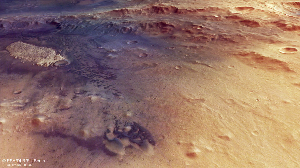 ESA Releases New Mars Express Images of Crater-Rich Arabia Terra