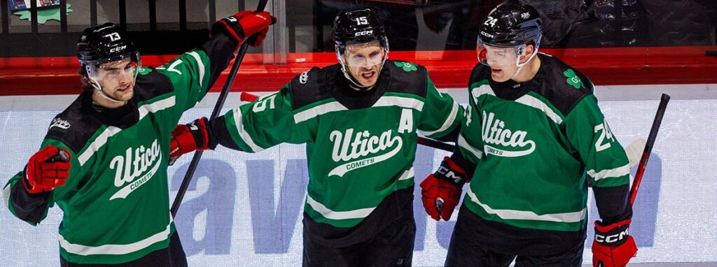 Criscuolo Records Hat Trick in Comets’ 5-2 Win Over Rocket